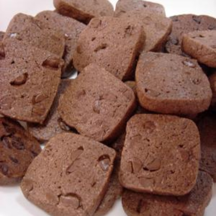 生地は10分で!チョココアクッキー
